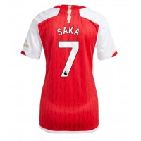 Arsenal Bukayo Saka #7 Domáci Ženy futbalový dres 2023-24 Krátky Rukáv